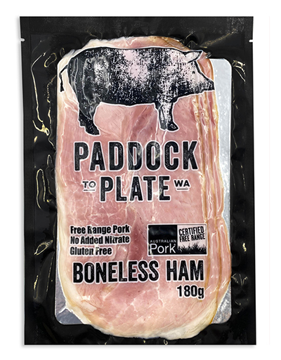 Paddock to Plate WA Boneless Leg Ham 180g